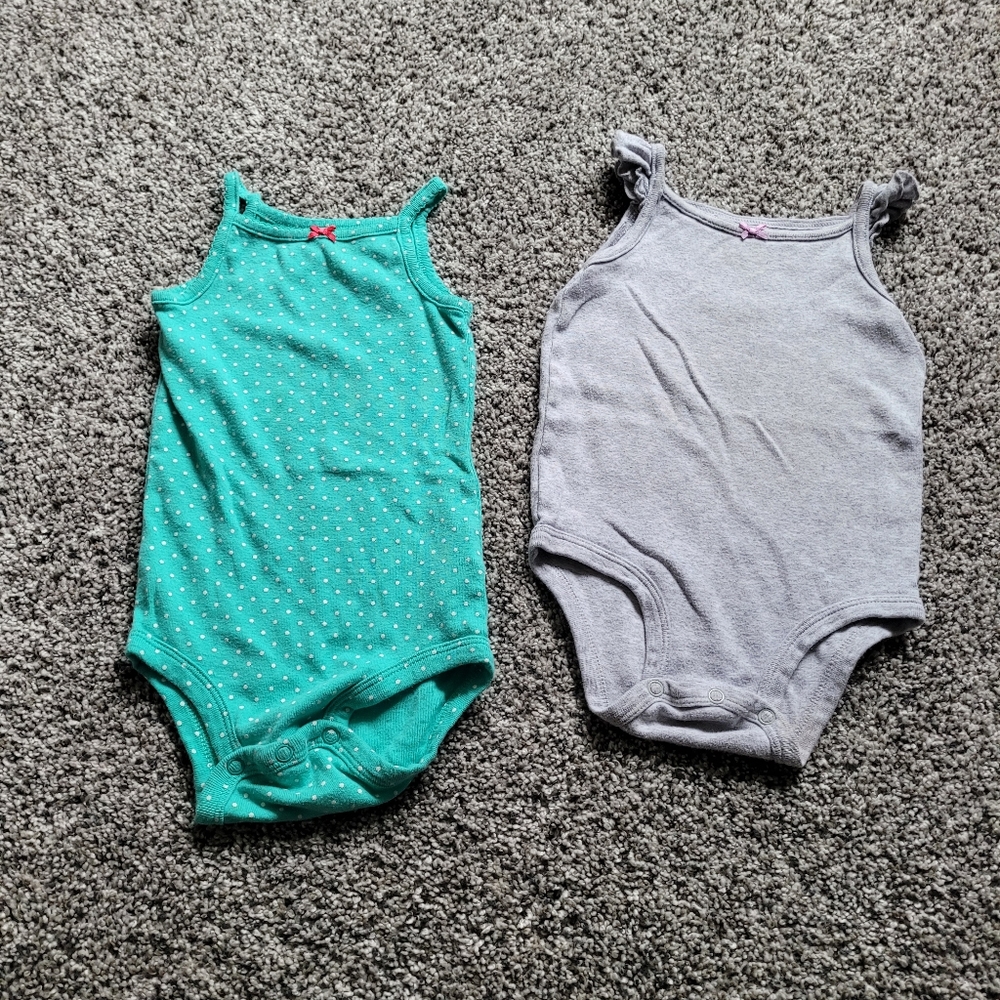 18 month girls tank top onsies